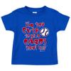Chicago Baseball Fans. Too Cute (Anti-Cards) Royal Toddler Tee (2T-7T) (Toddler Tee, 4T) view 1