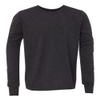 Bella Canvas Youth Jersey Long-Sleeve T-Shirt, Small, Char-Blk Tribnd view 1
