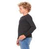 Bella + Canvas Youth Jersey Long-Sleeve T-Shirt (3501Y)- DK GREY HTHR,M view 4
