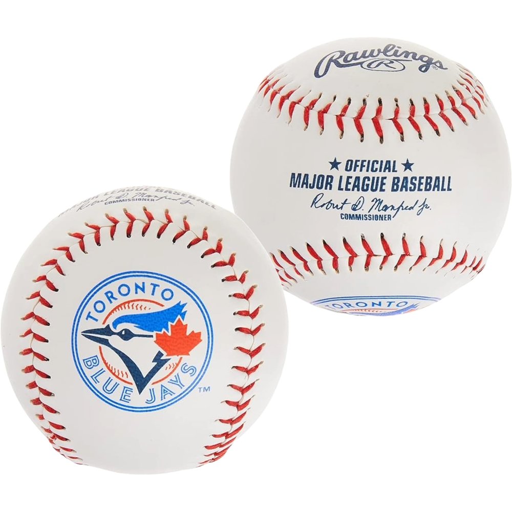 Rawlings | MLB Team Logo Baseball | Toronto Blue Jays | Official | White