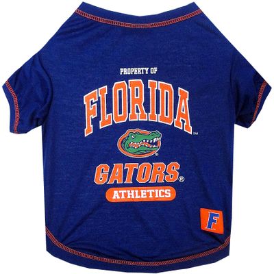 Pets First Collegiate Florida Gators Dog T-Shirt, X-Small. - Licensed Shirt for Pets Team Colored with Team Logos.- Premium Stretchable Materials for The Comfrot of Your Dog & Cat.
