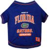 Pets First Collegiate Florida Gators Dog T-Shirt, X-Small. - Licensed Shirt for Pets Team Colored with Team Logos.- Premium Stretchable Materials for The Comfrot of Your Dog & Cat. view 1