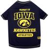 Pets First Collegiate IOWA HAWKEYES Dog T-Shirt, X-Small. - Licensed Shirt for Pets Team Colored with Team Logos.- Premium Stretchable Materials for the Comfrot of your Dog & Cat. view 1