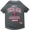 Pets First Collegiate TEXAS A&M AGGIES Dog T-Shirt, X-Small. - Licensed Shirt for Pets Team Colored with Team Logos.- Premium Stretchable Materials for the Comfrot of your Dog & Cat. view 1