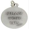 Gifts Catholic, Inc. Lot of 5 - St Clare/Pray for US 1" Medals Silver Oxidized Made in Italy view 2