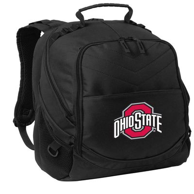 OSU Backpack Official Ohio State University Laptop Computer Bags (Black)
