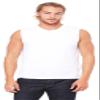Bella Canvas Men's Jersey Muscle Tank (3483)- White,L view 1