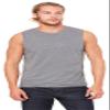 Bella + Canvas Men's Jersey Muscle Tank (3483)- DEEP HEATHER,M view 1