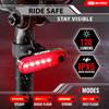 BLITZU Bike Lights Set  Gator 450 LED USB-C Rechargeable Headlight & Rear Taillight with Front and Back Bike Reflectors  Bicycle Accessories for Night Riding, Men & Kids view 4