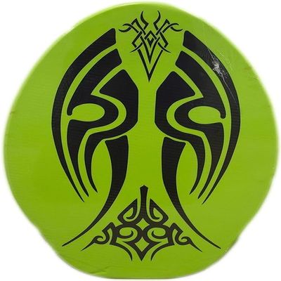 Rubber Top Wooden Skimboard with Slip Free Grip (No Wax Needed!) (Green, 41 Inch)