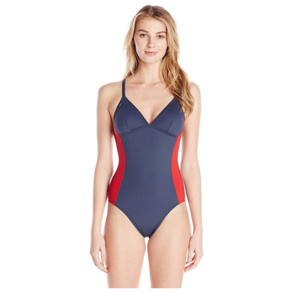LOLE Women's Saranda One Piece, Blue Nights, Large