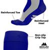 Mojo Compression Socks for Women and Men 20-30mmHg Knee High - Opaque Medical Compression Knee High for Varicose Veins Circulation, Bariatric, Swelling, Lymphedema - Navy, Small - A601 view 2