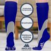 Mojo Compression Socks for Women and Men 20-30mmHg Knee High - Opaque Medical Compression Knee High for Varicose Veins Circulation, Bariatric, Swelling, Lymphedema - Navy, Small - A601 view 3