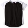 Alleson Athletic Girls Dura-Light Fast Pitch Softball Jersey, Black/White, Small view 1
