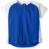 Alleson Athletic Girls Dura-Light Fast Pitch Softball Jersey, Royal/White, Small