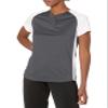 Alleson Athletic Women's Dura-light fast pitch softball Jersey, Charcoal/White, Medium view 1