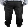 Moda Di Raza- Men's Pants Fashion Formal Business Wedding Dress Pants - Black-Size: 34x30 view 4