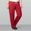 WonderWink Tall Drawstring Cargo Pant - Tall Pants, red, X-Large Tall view 1