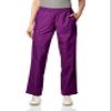 WonderWink Women's Pull-On Cargo Pant, Eggplant, 3X-Large view 1