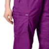 WonderWink Women's Pull-On Cargo Pant, Eggplant, 3X-Large view 2