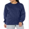 WonderWink Snap Front Jacket Outerwear, -navy, Large view 1