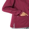 WonderWink Snap Front Jacket Outerwear, Wine, X-Large view 3