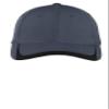 SPORT-TEK Unisex Pique Colorblock Cap | Adjustable Baseball Hat for Women & Men with Moisture Wicking Sweatband Graphite/Black view 2