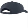 SPORT-TEK Unisex Pique Colorblock Cap | Adjustable Baseball Hat for Women & Men with Moisture Wicking Sweatband Graphite/Black view 3