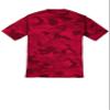 SPORT-TEK Youth CamoHex Tee | Athletic Fit T-Shirt for Boys & Girls, Spring & Summer Kids' Clothing, Breathable Activewear Deep Red view 2