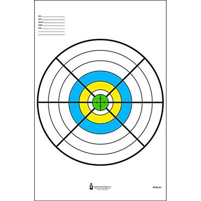High Visibility Fluorescent Bull's-Eye Target (50 Pack)