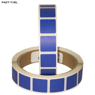 Roll of 500 3/4" Square Target Paster (Dark Blue) (4 Pack)
