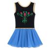 BAOHULU Toddlers Dancing Cosplay Tutu Ballet Leotard for Girls 3-12 Years Black view 1