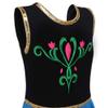 BAOHULU Toddlers Dancing Cosplay Tutu Ballet Leotard for Girls 3-12 Years Black view 3