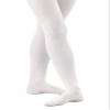 Banner Bonnie Girls' Opaque Microfiber Ultra Soft Hold & Stretch Dance Uniform Footed Tights White 6-8 view 1