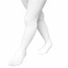 Banner Bonnie Girls' Opaque Microfiber Ultra Soft Hold & Stretch Dance Uniform Footed Tights White 6-8 view 2