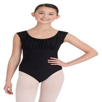 Capezio Women's Capezio Cap Sleeve Leotard Black XS M US