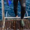 Seavenger Zephyr 3mm Neoprene Socks | Wetsuit Booties for Scuba Diving, Snorkeling, Swimming (Olive Green, X-Large) view 3