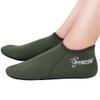 Seavenger Zephyr 3mm Neoprene Socks | Wetsuit Booties for Scuba Diving, Snorkeling, Swimming (Olive Green, X-Small) view 1