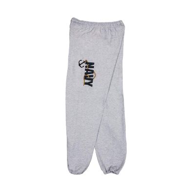 Fox Outdoor Products Navy Anchor Sweatpants, Grey, 3X-Large