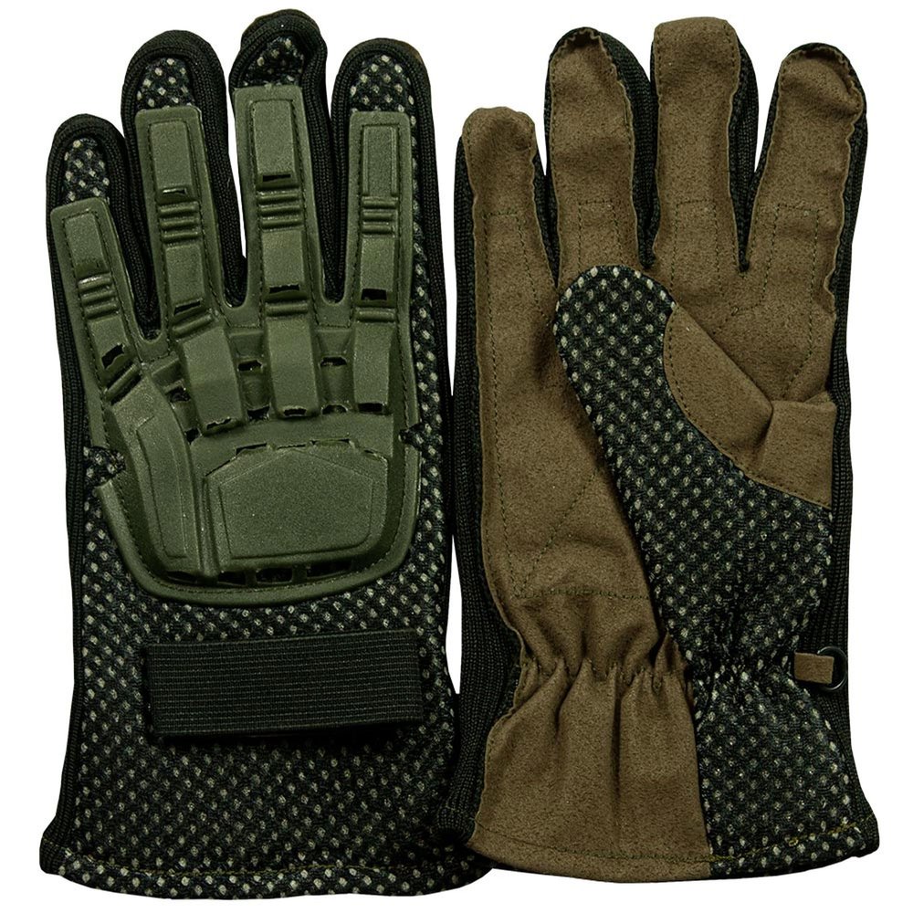 Fox Outdoor Products Full Finger Tactical Engagement Gloves, Olive Drab, Medium