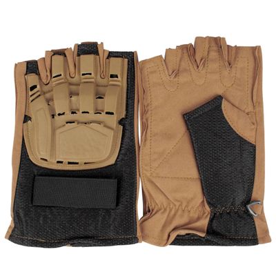 Fox Outdoor Products Half Finger Tactical Engagement Gloves, Coyote, Large