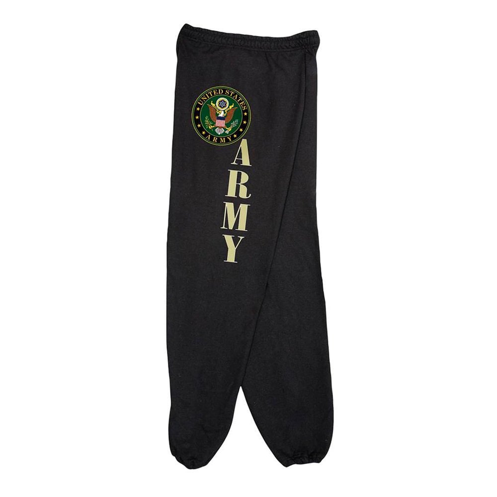 Fox Outdoor Products Army Logo Sweatpants, Black, Large