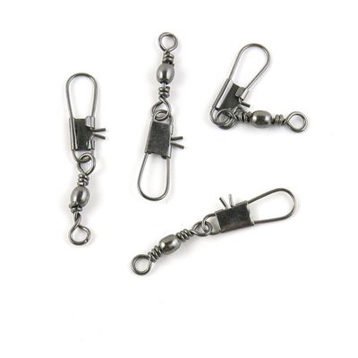 490 pieces Fishing Swivel Snap Rolling Test 15kg Cross Lock Peche Pivot Terminal Tackle