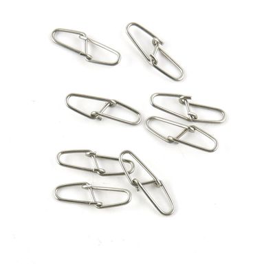 510 pieces Fishing Swivel Double Snaps Test 45kg Cross Lock Peche Pivot Terminal Tackle
