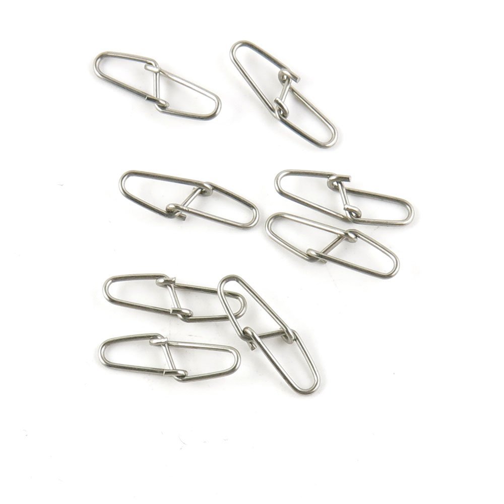 510 pieces Fishing Swivel Double Snaps Test 45kg Cross Lock Peche Pivot Terminal Tackle
