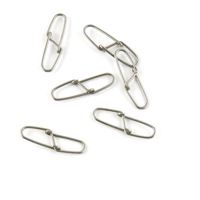 440 pieces Fishing Swivel Double Snaps Test 45kg Cross Lock Peche Pivot Terminal Tackle