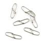 440 pieces Fishing Swivel Double Snaps Test 45kg Cross Lock Peche Pivot Terminal Tackle view 1