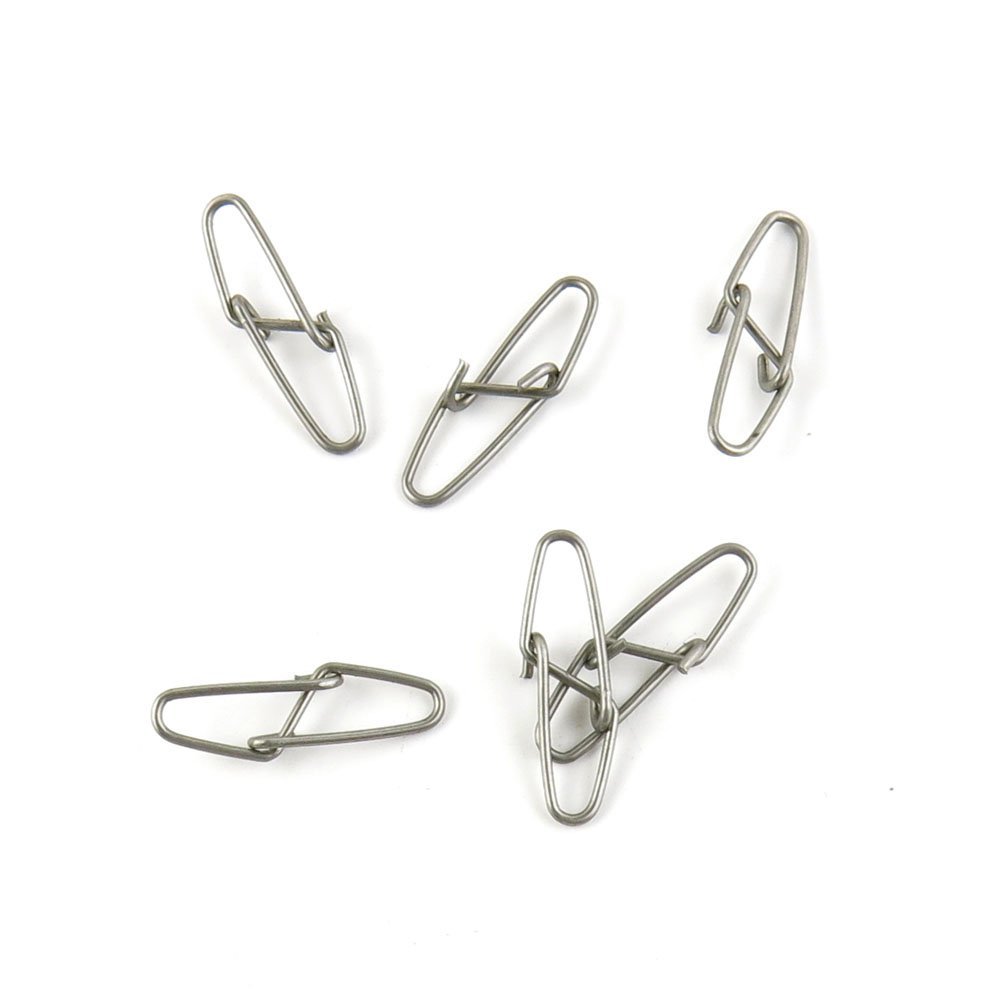 360 Pieces Fishing Swivel Double Snaps Test 55kg Cross Lock Peche Pivot Terminal Tackle