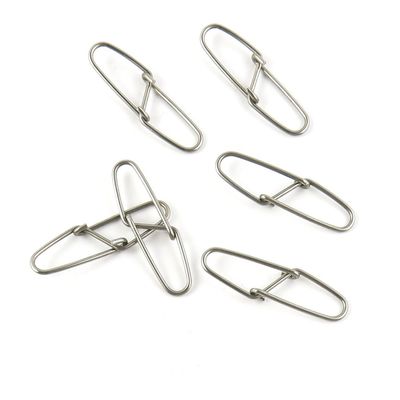 310 pieces Fishing Swivel Double Snaps Test 90kg Cross Lock Peche Pivot Terminal Tackle