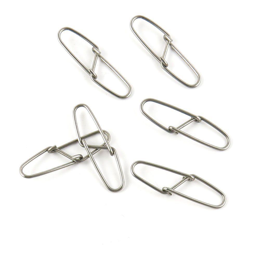 310 pieces Fishing Swivel Double Snaps Test 90kg Cross Lock Peche Pivot Terminal Tackle